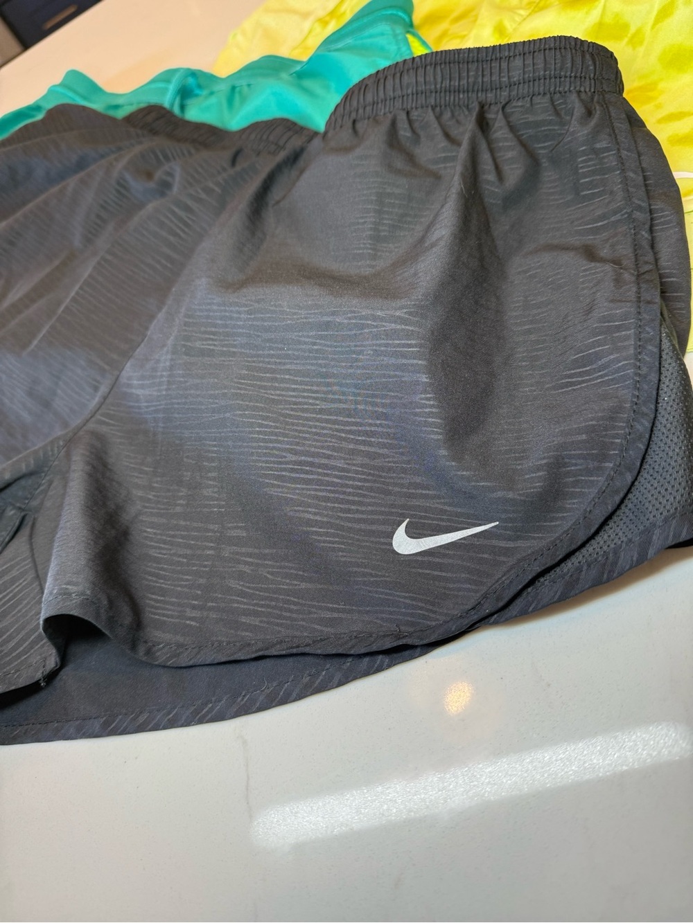 *Bundle of 3* Nike Women's Running Shorts - Black, Teal, Neon Yellow | Sz Small - Picture 2 of 16